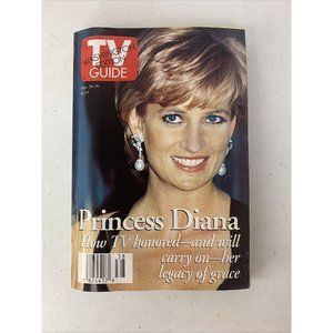 TV Guide Princess Diana Cover - Sept 20-26,‎ 1997 - Vol. 45  No. 38  Issue #2321